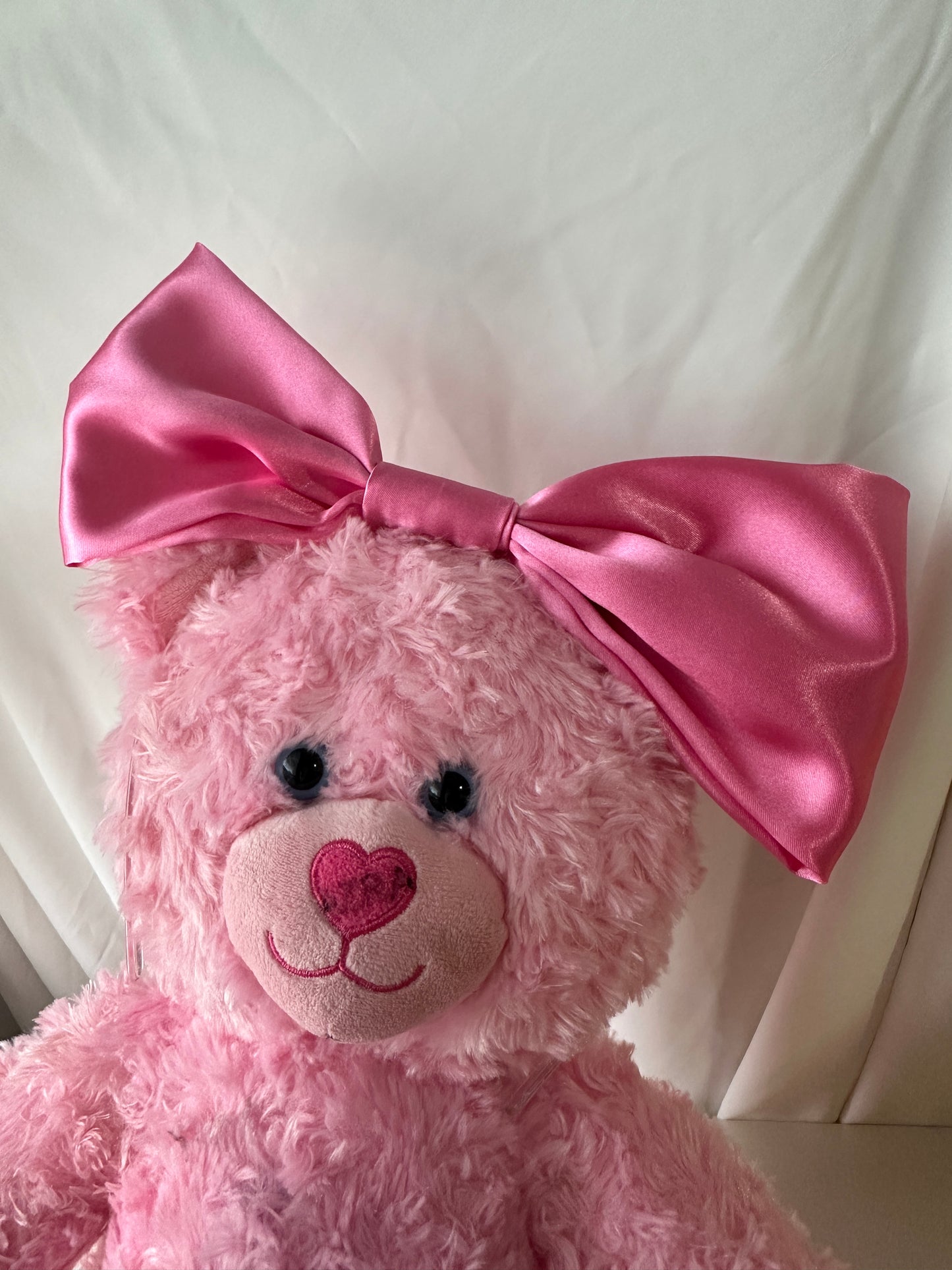 Giant Satin Ribbon Bow Clip & Headband All in One Set